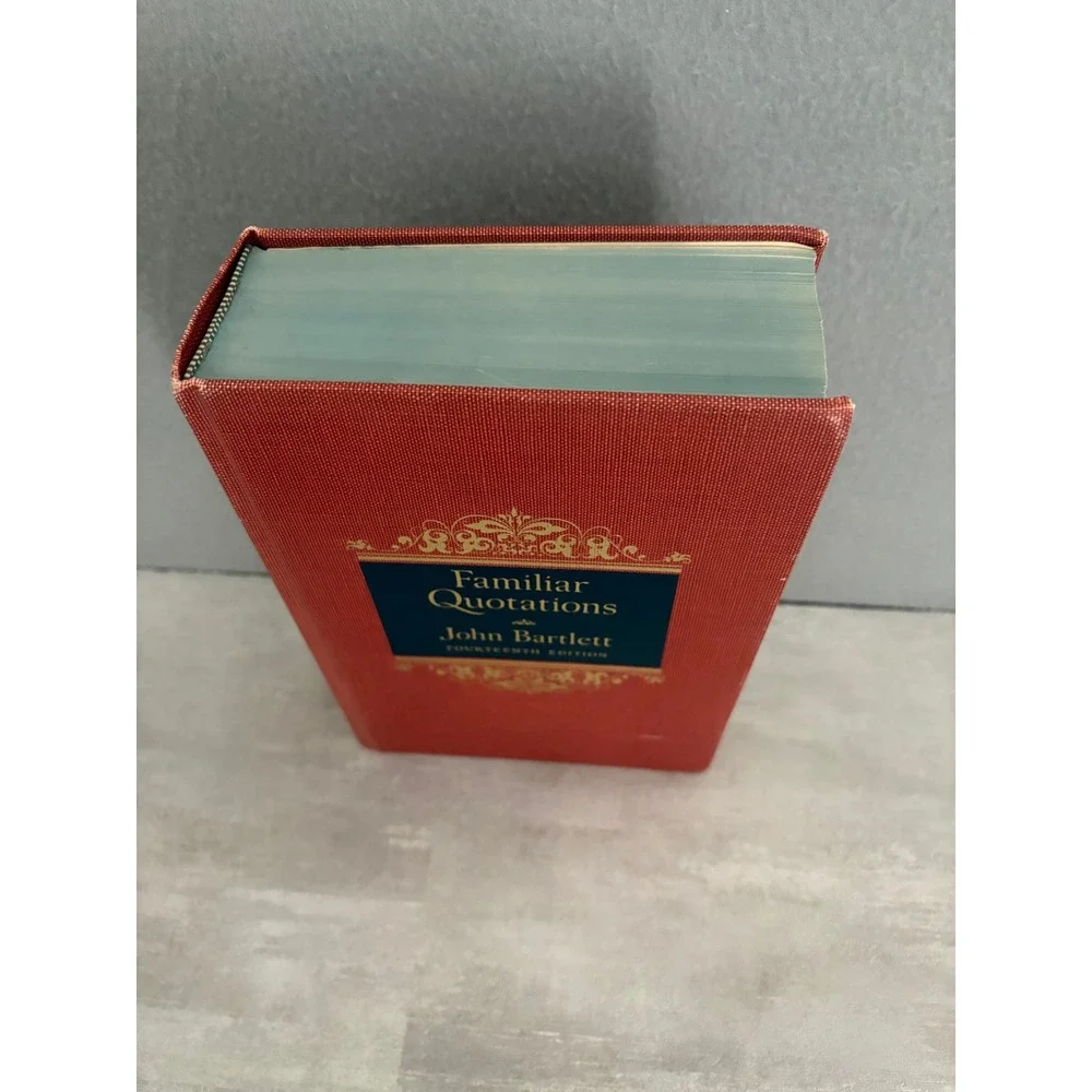 Bartlett's Familiar Quotations 14th Edition 1968 Little Brown Vintage Hardcover